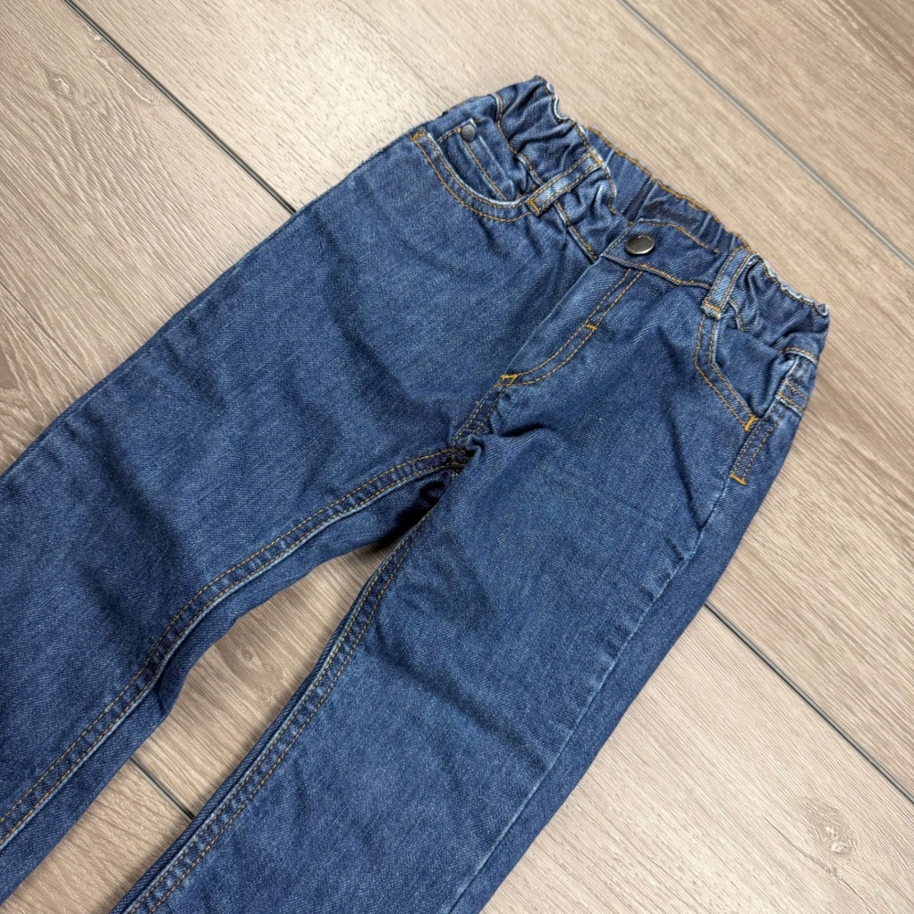 Jacadi Boys Jeans Elastic Waist Straight Leg Denim Blue 24M